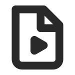 File Video SVG Icon